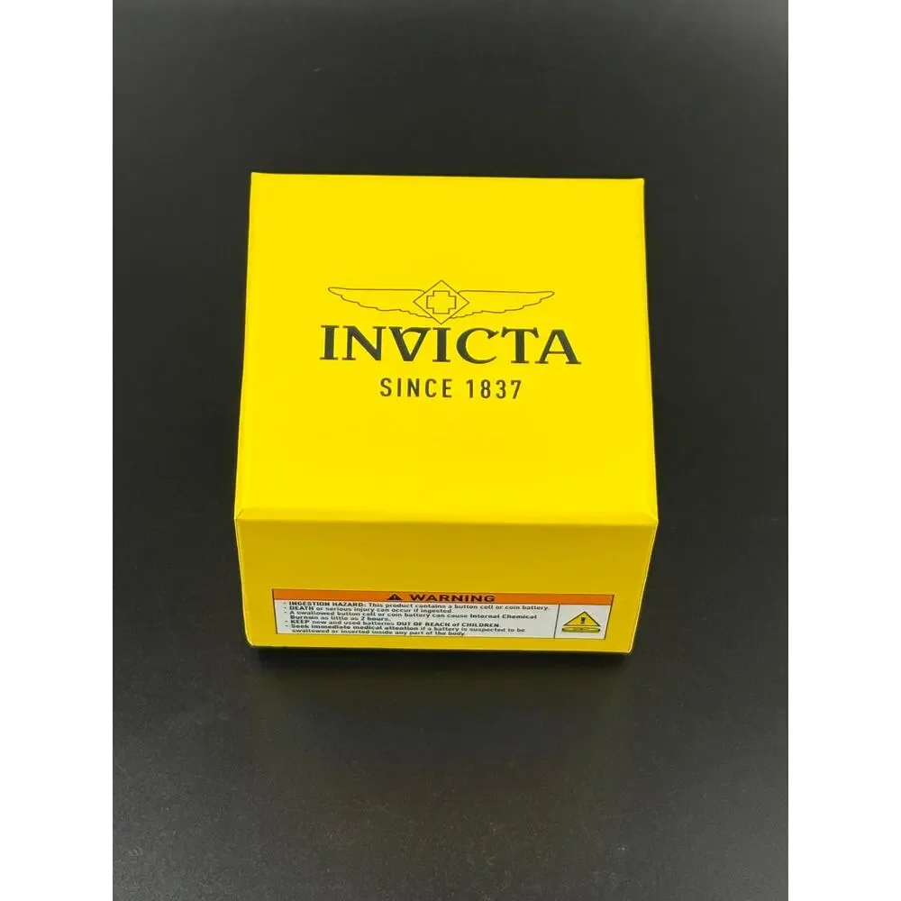 Invicta Celestial Somerset Men’s Watch 36mm Steel Band White Dial New in Box